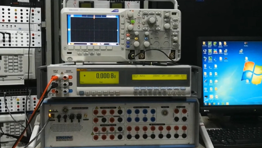 K3163i prueba DF/DT, DV/DT, (ROCOF) en modo analógico e IEC61850 SV