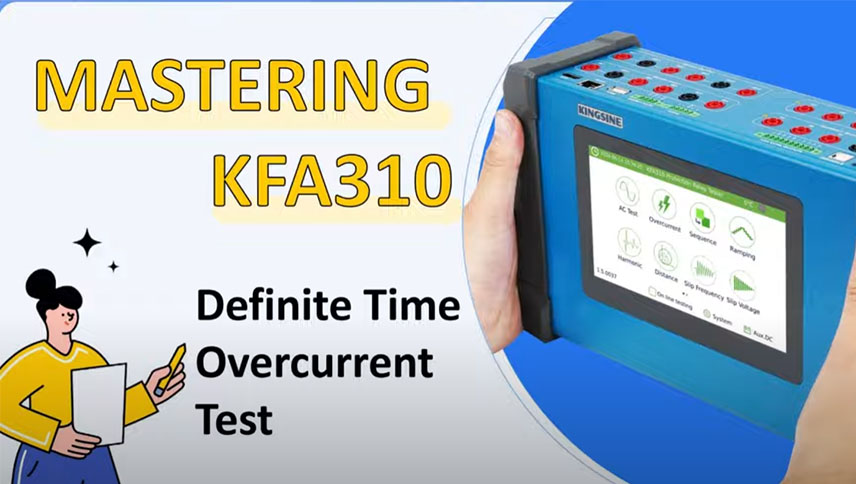 Mastering KFA310: Definir prueba de sobrecorriente de tiempo